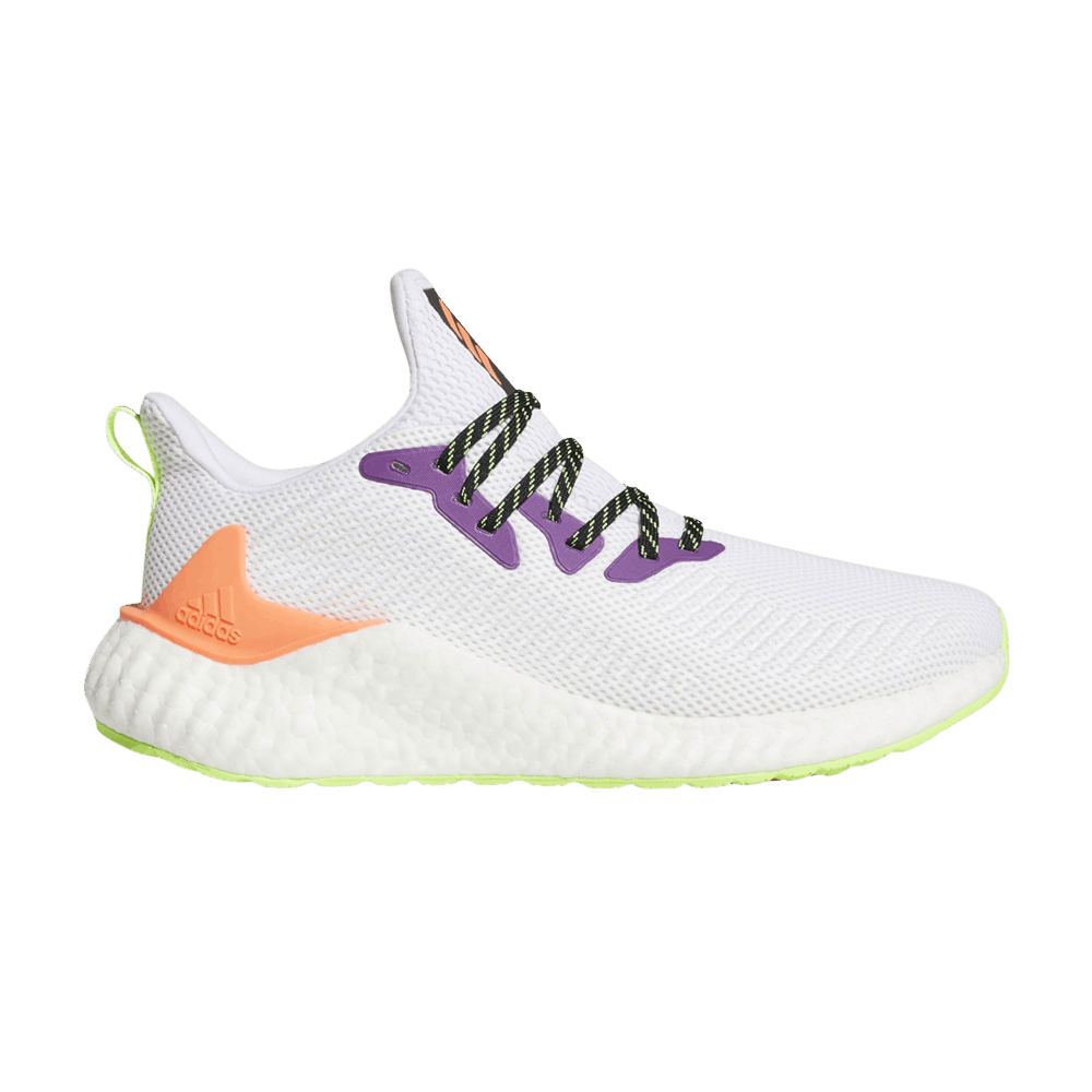 Кроссовки adidas AlphaBoost 'White Signal Green'