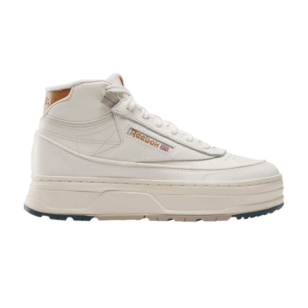 Кроссовки Reebok Wmns Club C Geo Mid 'Chalk Court Brown'