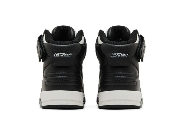 Кроссовки Off-White Out of Office Mid 'Black White Clear Sole'