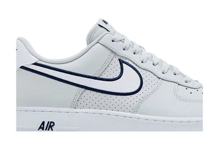Кроссовки Nike Air Force 1 '07 'Embroidered Swoosh - Photon Dust Navy'