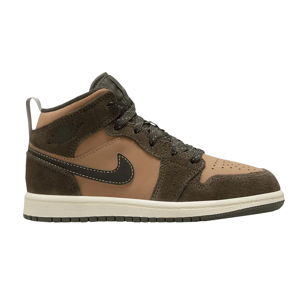 Krossovki-Air-Jordan-1-Mid-SE-PS-Earth-Tone