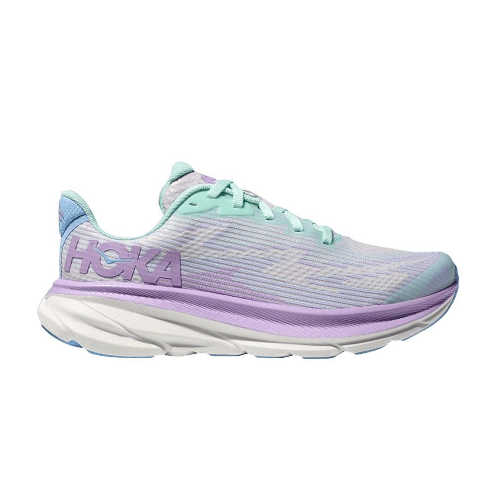Кроссовки HOKA Clifton 9 Kids 'Sunlit Ocean Lilac Mist'