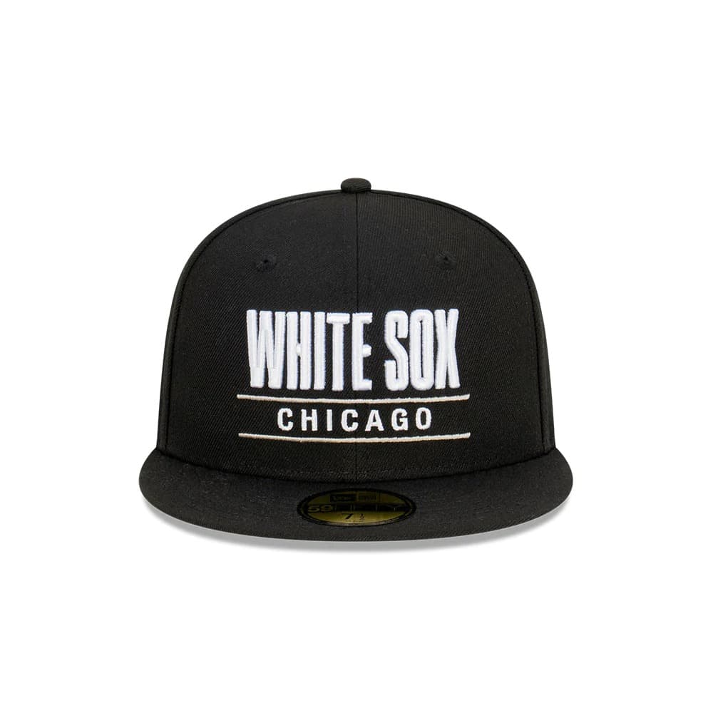 Бейсболка New Era Chicago White Sox Stacked 59FIFTY MLB Fitted Hat