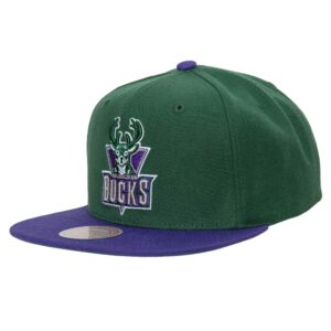 Mitchell-Ness-Team-2-Tone-2.0-Snapback-HWC-Milwaukee-Bucks-Hat-300x300