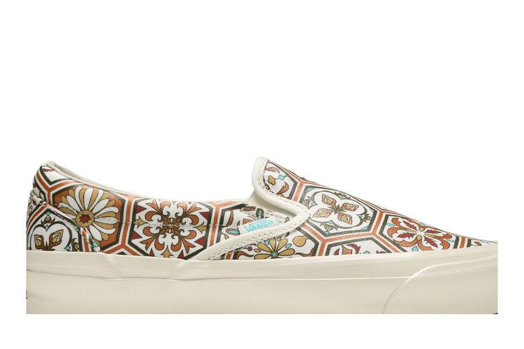 Кроссовки Vans KITH x Classic Slip-On 'Brown Moroccan Pattern'