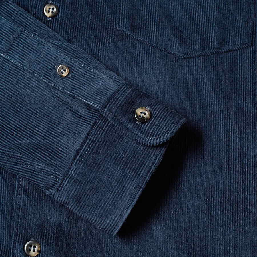 Рубашка A.P.C. Serge Shirt Navy Blue