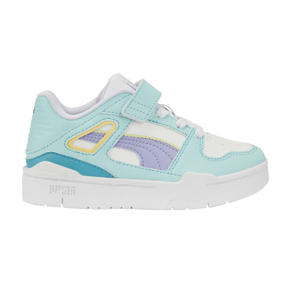 Krossovki-Puma-Slipstream-AC-Little-Kid-White-Light-Aqua
