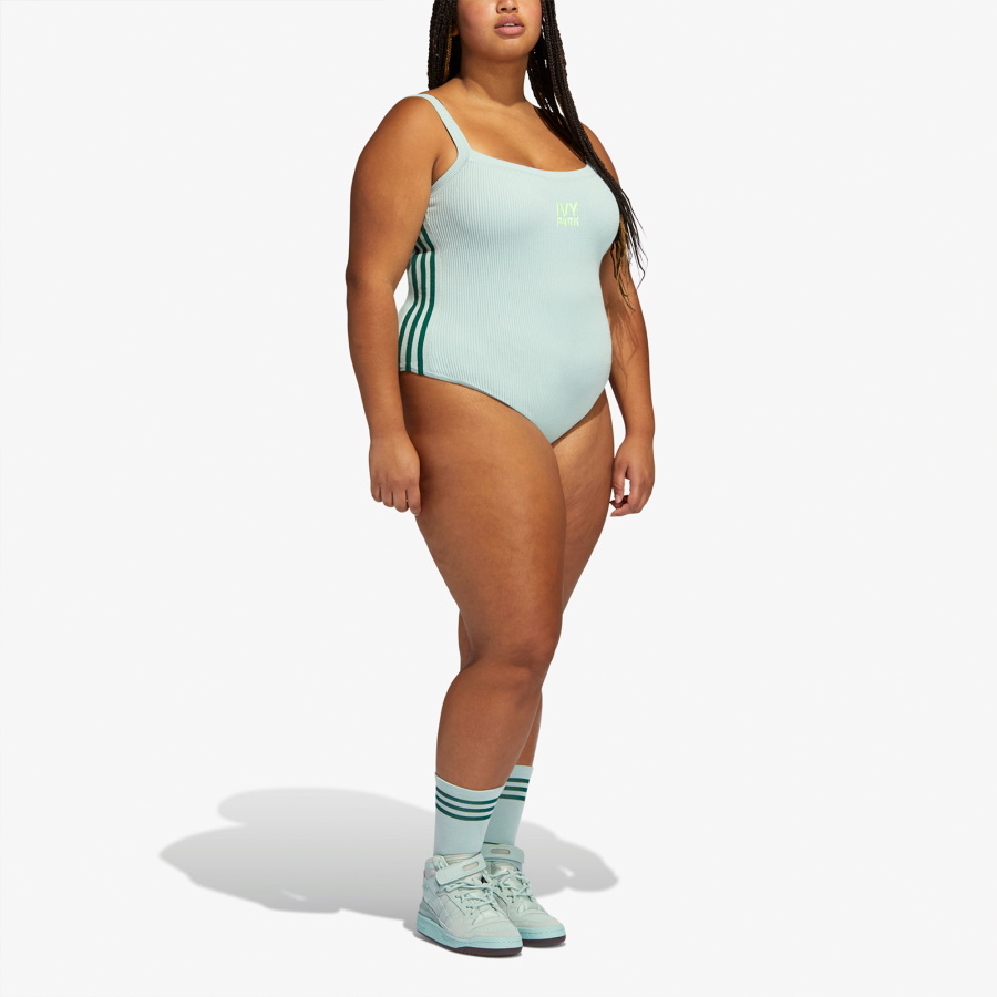 Боди adidas Ivy Park Tank Bodysuit (Plus Size) Green Tint