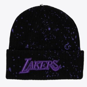 Mitchell-Ness-Black-Los-Angeles-Lakers-Nep-Cuffed-Knit-Hat-300x300