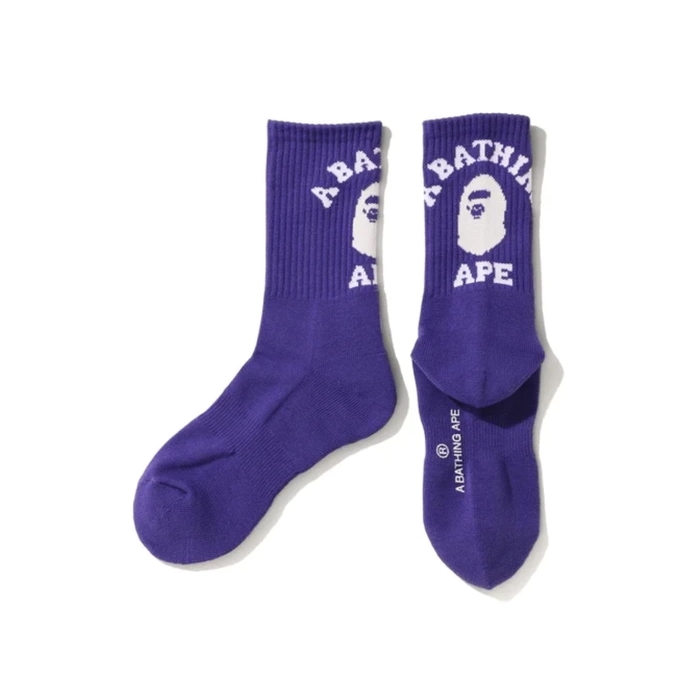 Спортивные носки BAPE College Socks (SS20) Purple