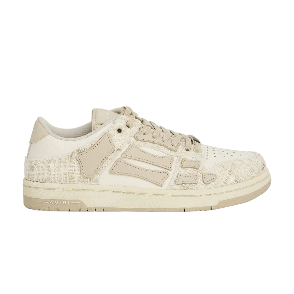 Krossovki-Amiri-Wmns-Boucle-Skel-Top-Low-Alabaster
