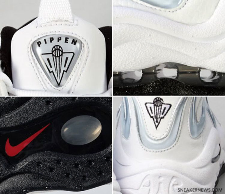 Кроссовки Nike Air Pippen 'White Black'