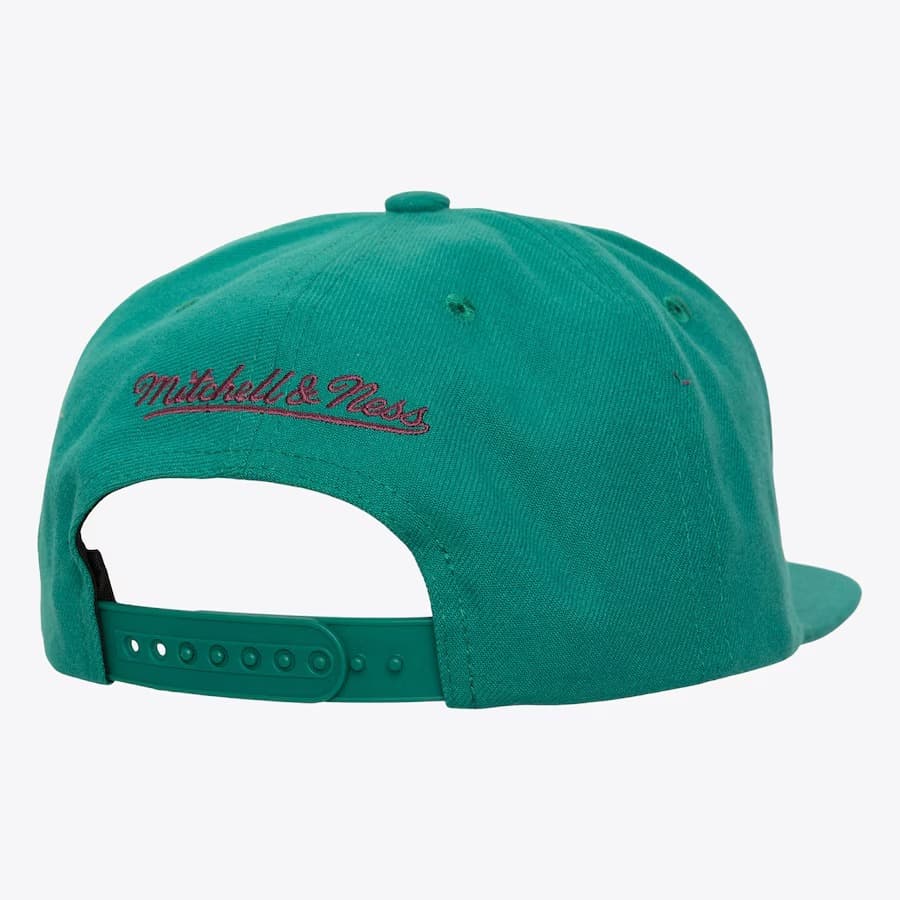 Бейсболка Mitchell & Ness Teal Anaheim Ducks Retro Snapback Hat