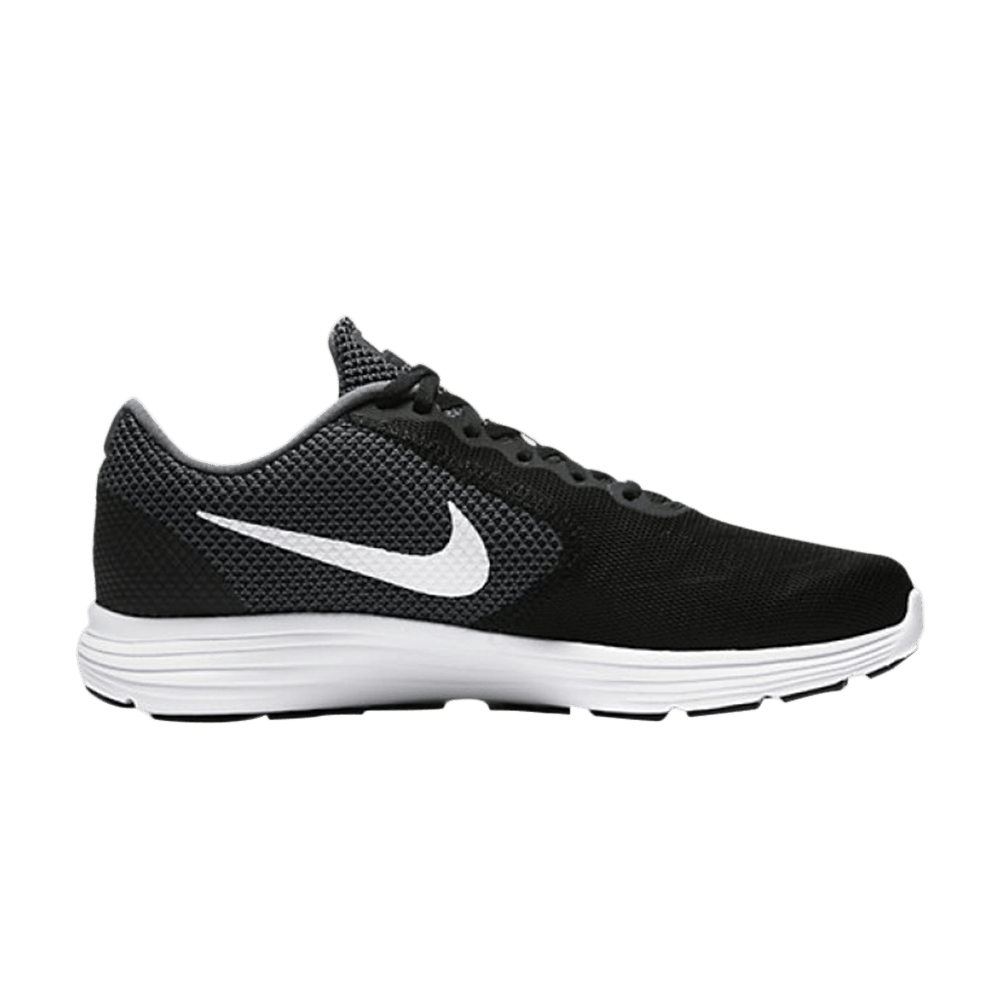 Кроссовки Nike Revolution 3 Wide 'Black White'