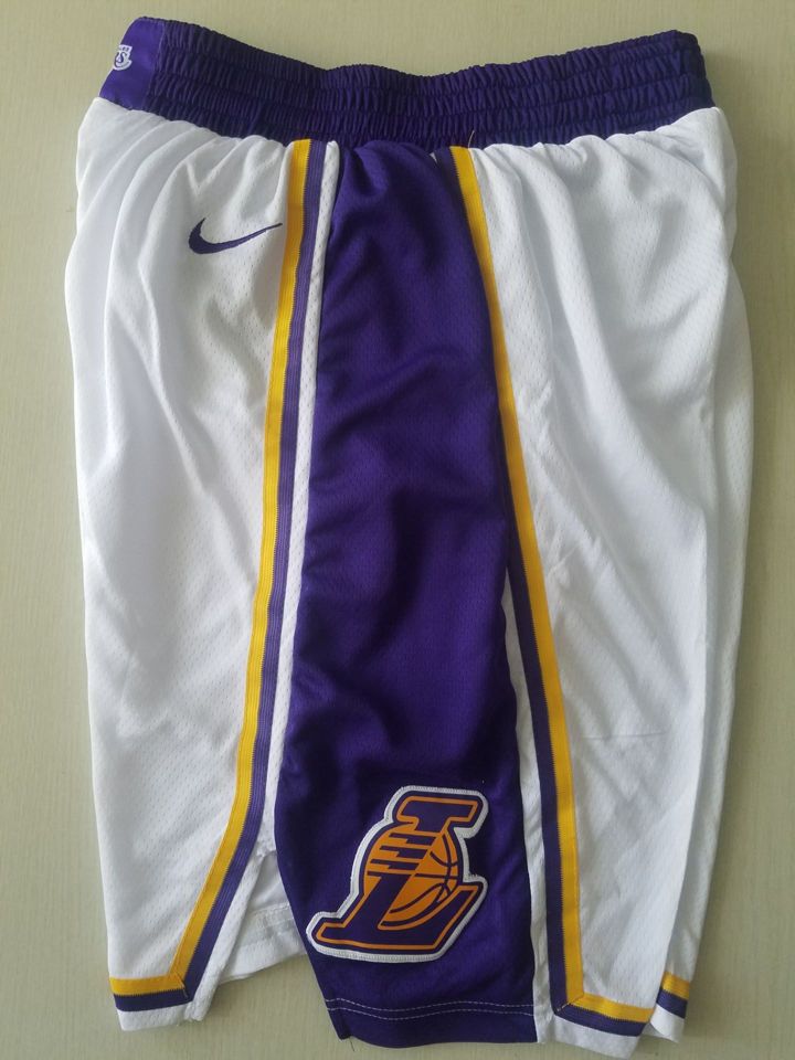 Спортивные шорты 2019-20 Los Angeles Lakers Association Swingman White