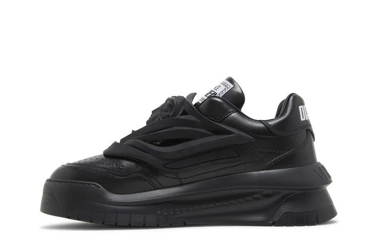 Кроссовки Versace Odissea Caged Rubber Medusa Sneaker 'Triple Black'
