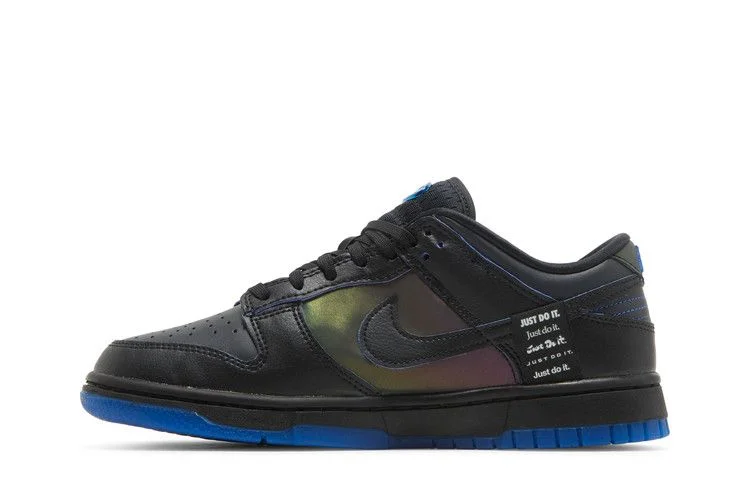 Кроссовки Nike Wmns Dunk Low 'Black Royal Iridescent'