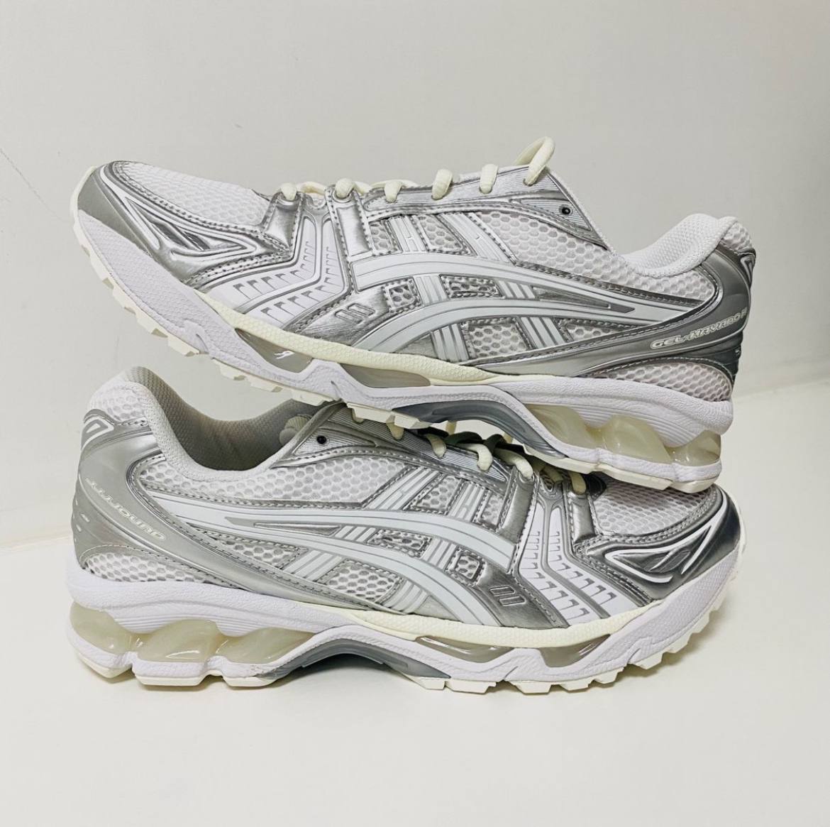 Кроссовки JJJJound x Asics Gel Kayano 14 Silver White