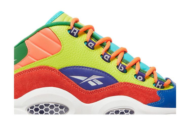 Кроссовки Reebok Question Mid Big Kid 'Color Explosion'
