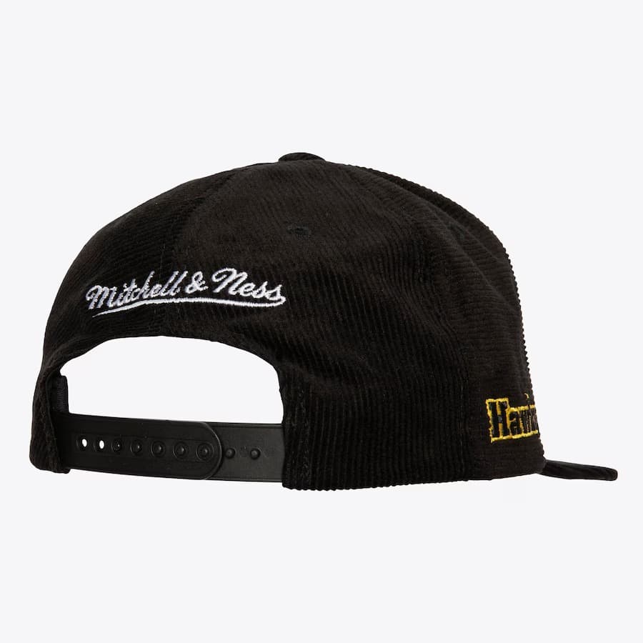 Бейсболка Mitchell & Ness Black Iowa Hawkeyes All Directions Corduroy Snapback Hat