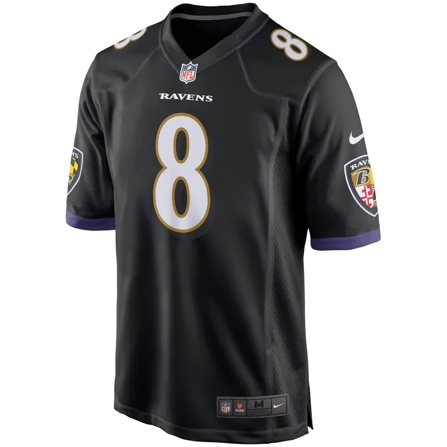 Футболка Nike Lamar Jackson Baltimore Ravens Alternate NFL Game Jersey