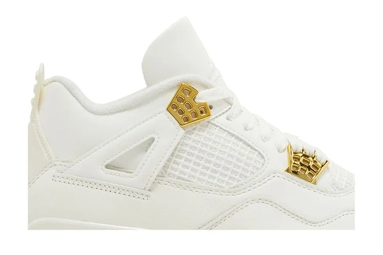 Кроссовки Wmns Air Jordan 4 Retro 'Metallic Gold'