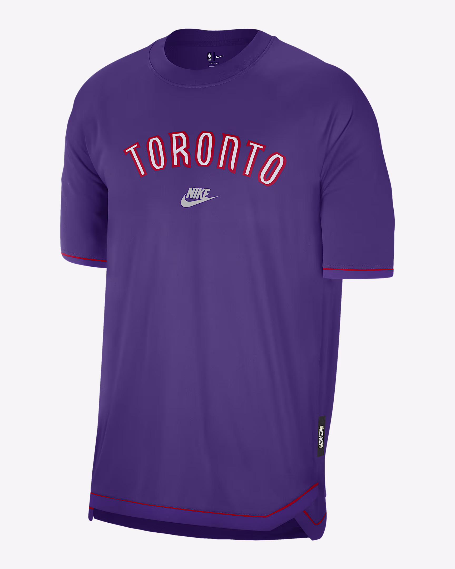 Мужская предыгровая футболка Nike NBA Toronto Raptors Hardwood Classics