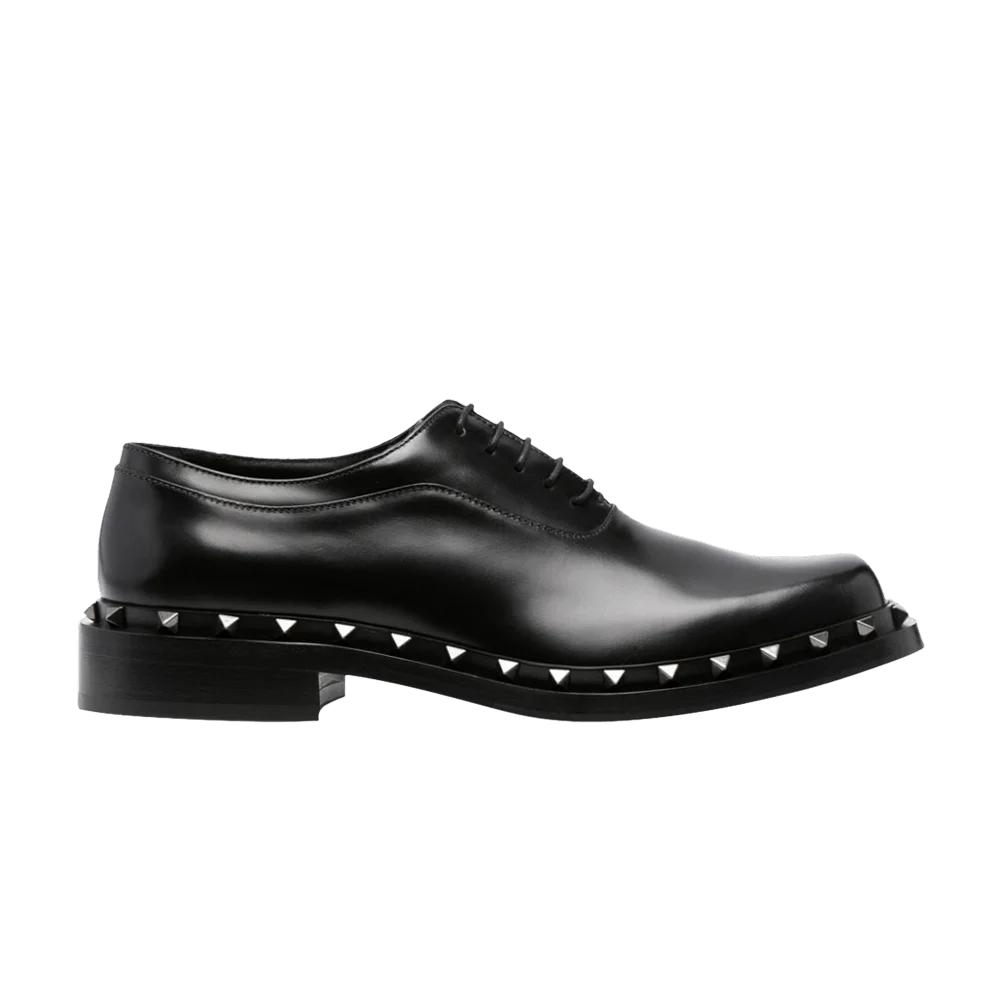 Кроссовки Valentino M-Way Rockstud Derby 'Black'
