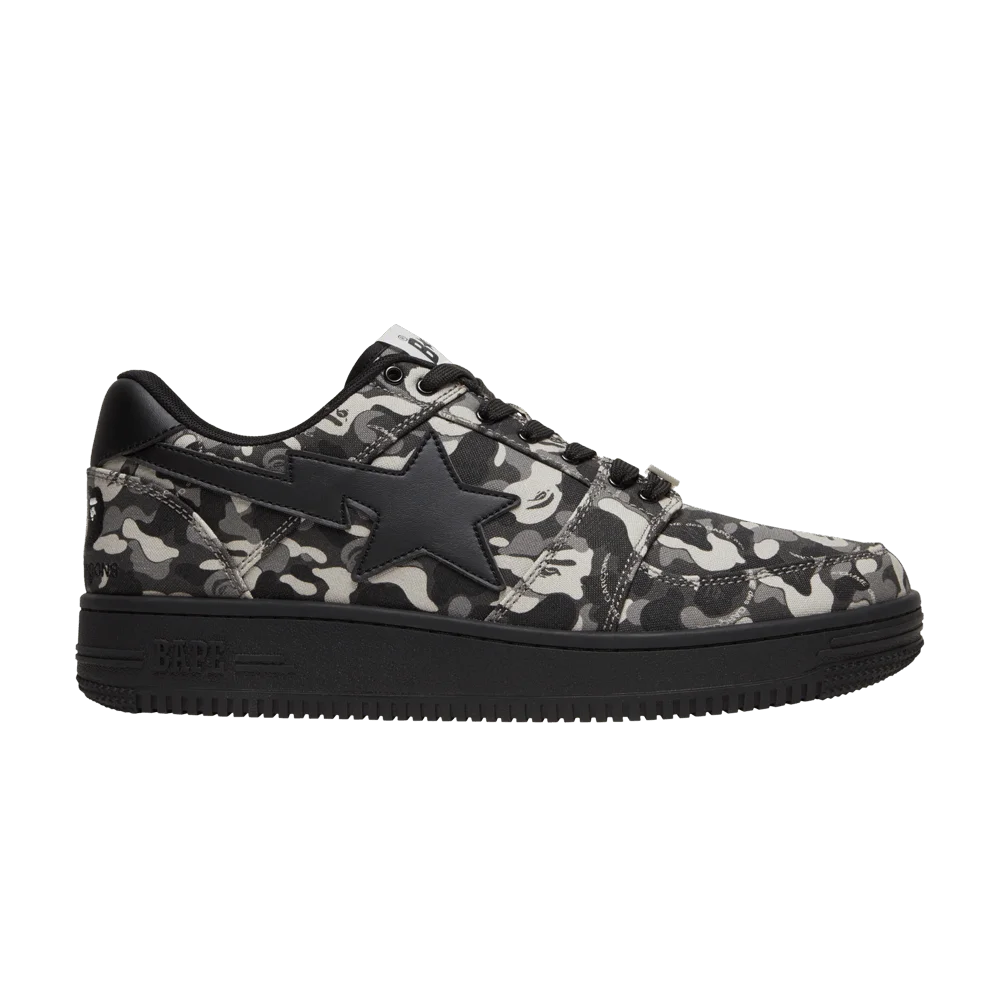 Кроссовки Comme des Garçons x Bapesta Low 'Black Camo'