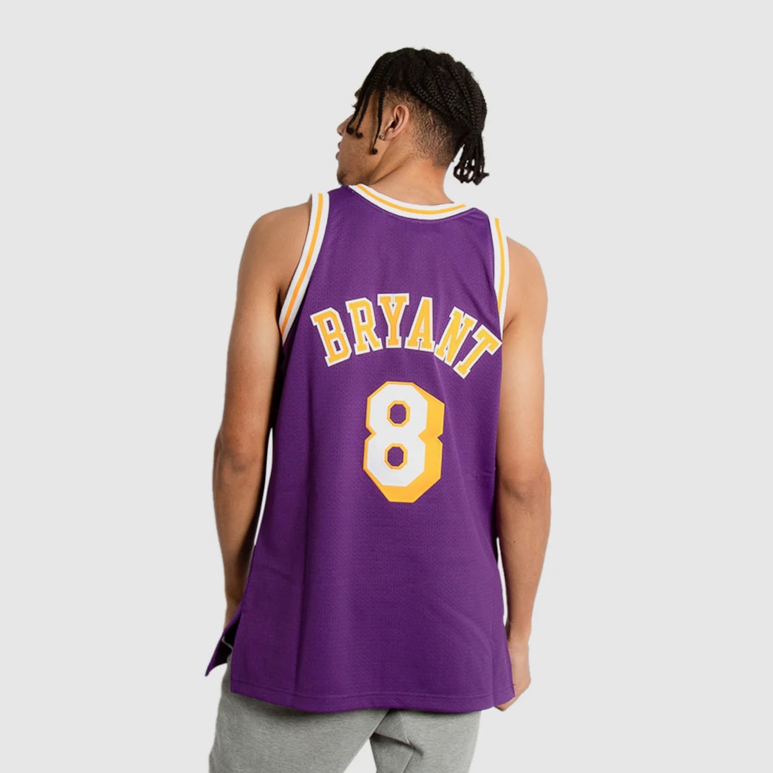 Баскетбольная джерси 1996-97 Los Angeles Lakers Kobe Bryant #8 Authentic Throwback Purple Jersey