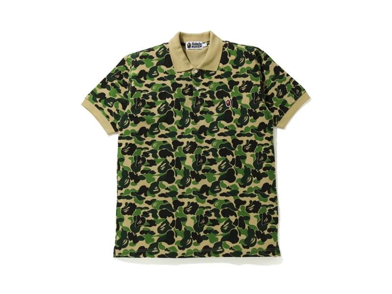 Поло BAPE ABC Camo Ape Head One Point Polo Green