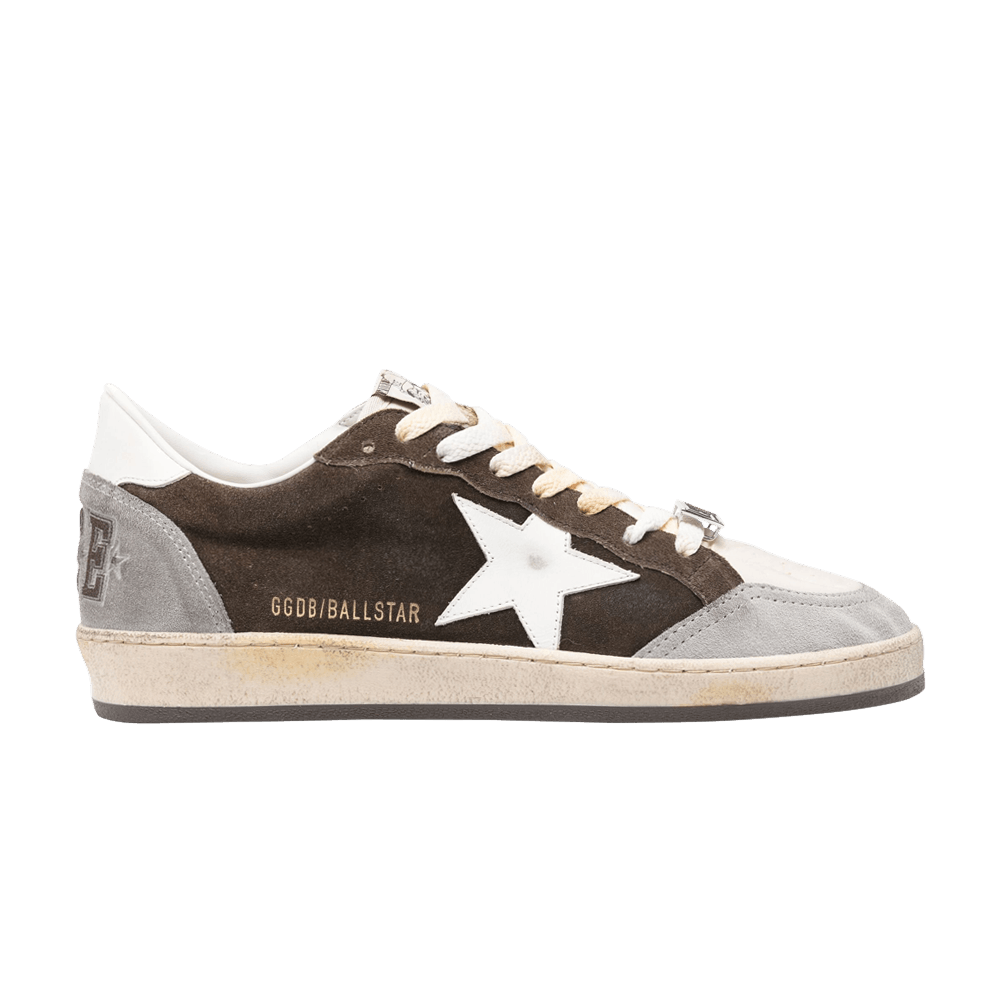 Кроссовки Golden Goose Ball Star 'Brown Grey White'
