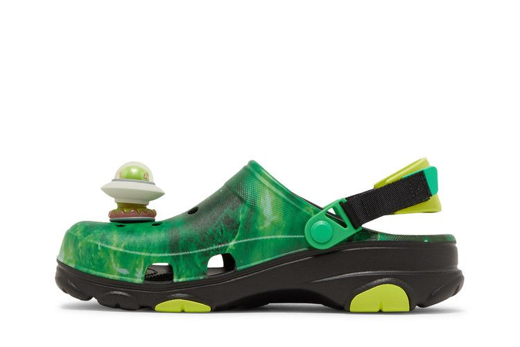 Кроссовки Crocs Ron English x All-Terrain Clog 'Area 54 - Green Galaxy'