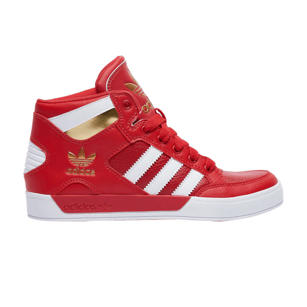 Кроссовки Adidas Hard Court High J 'Red Gold'