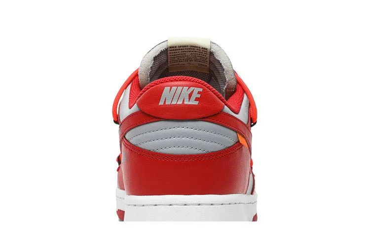 Кроссовки Off-White x Nike Dunk Low 'University Red'