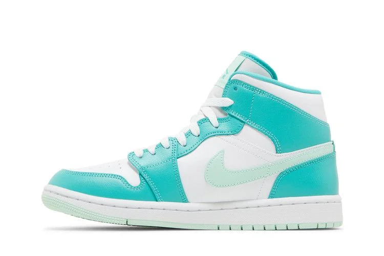 Кроссовки Wmns Air Jordan 1 Mid 'Marine Green'