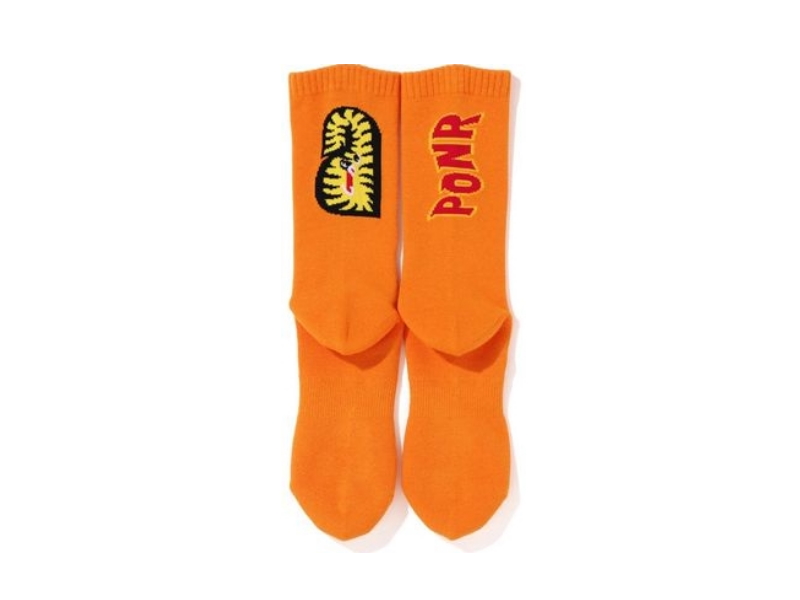 Спортивные носки BAPE 2nd Shark Socks Orange