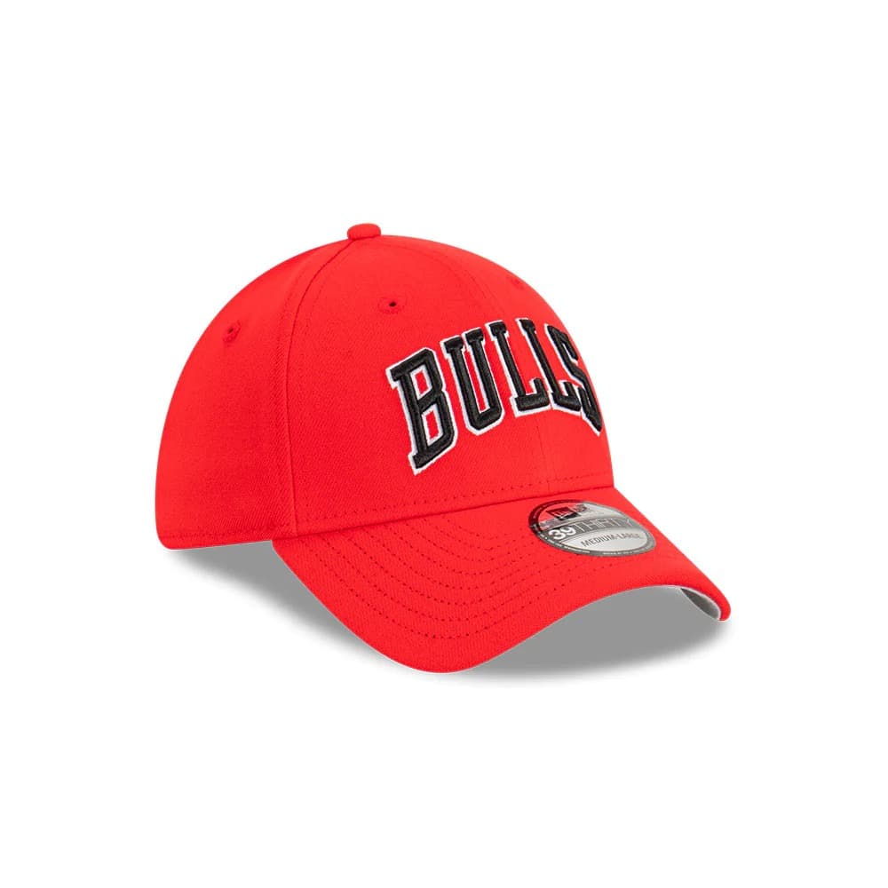 Бейсболка New Era Chicago Bulls 39THIRTY WordMark NBA Fitted Hat