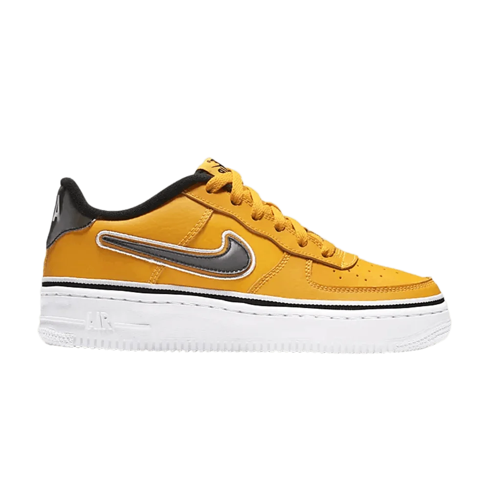 Кроссовки NBA x Nike Air Force 1 Low LV8 GS 'University Gold'