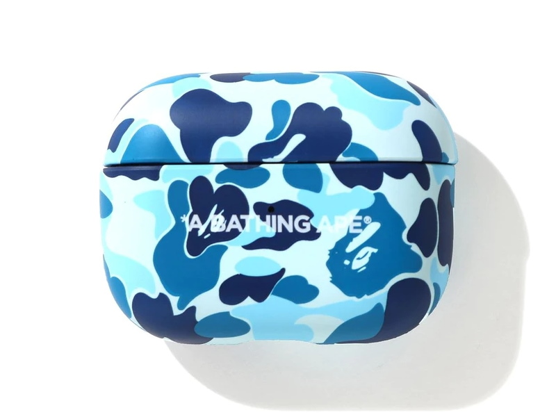 Чехол для наушников BAPE ABC Camo Airpods Pro Case Blue