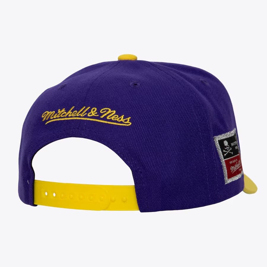 Mitchell-Ness-Purple-Yellow-Mastermind-Adjustable-Hat-1