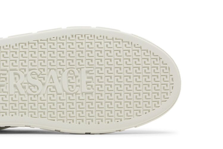 Кроссовки Versace Embroidered Greca Sneaker 'White Black'