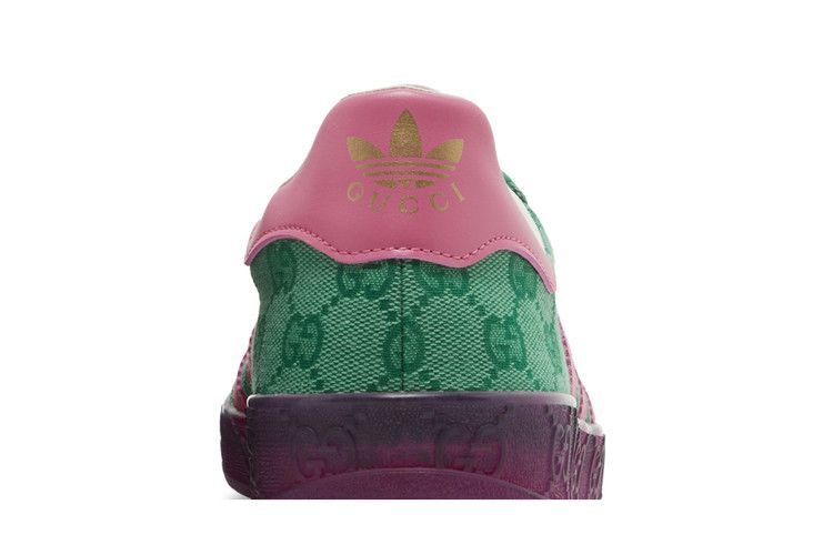 Кроссовки Gucci x adidas Wmns Gazelle 'Green GG Monogram'