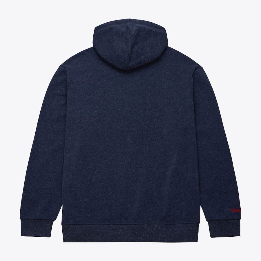 Худи Mitchell & Ness Navy Houston Rockets Snow Washed Fleece Pullover Hoodie