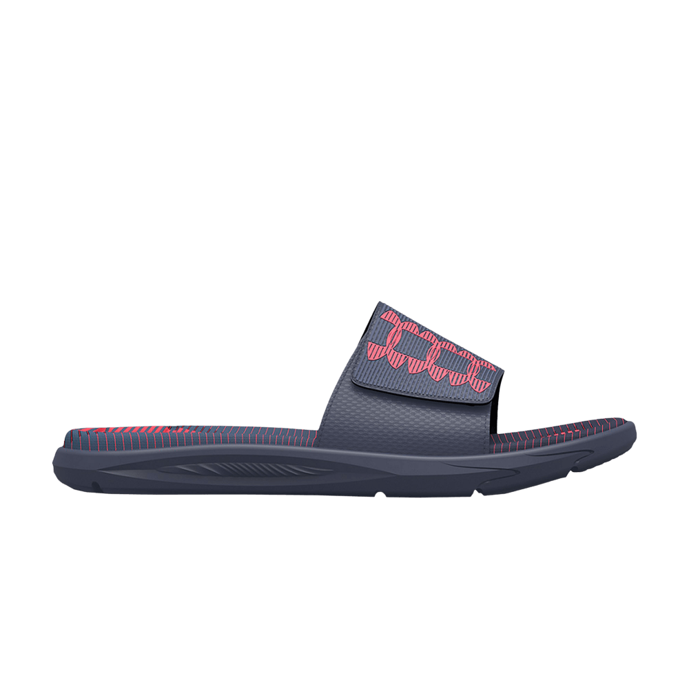Кроссовки Under Armour Mercenary Slide 'Tempered Steel Aurora Purple'