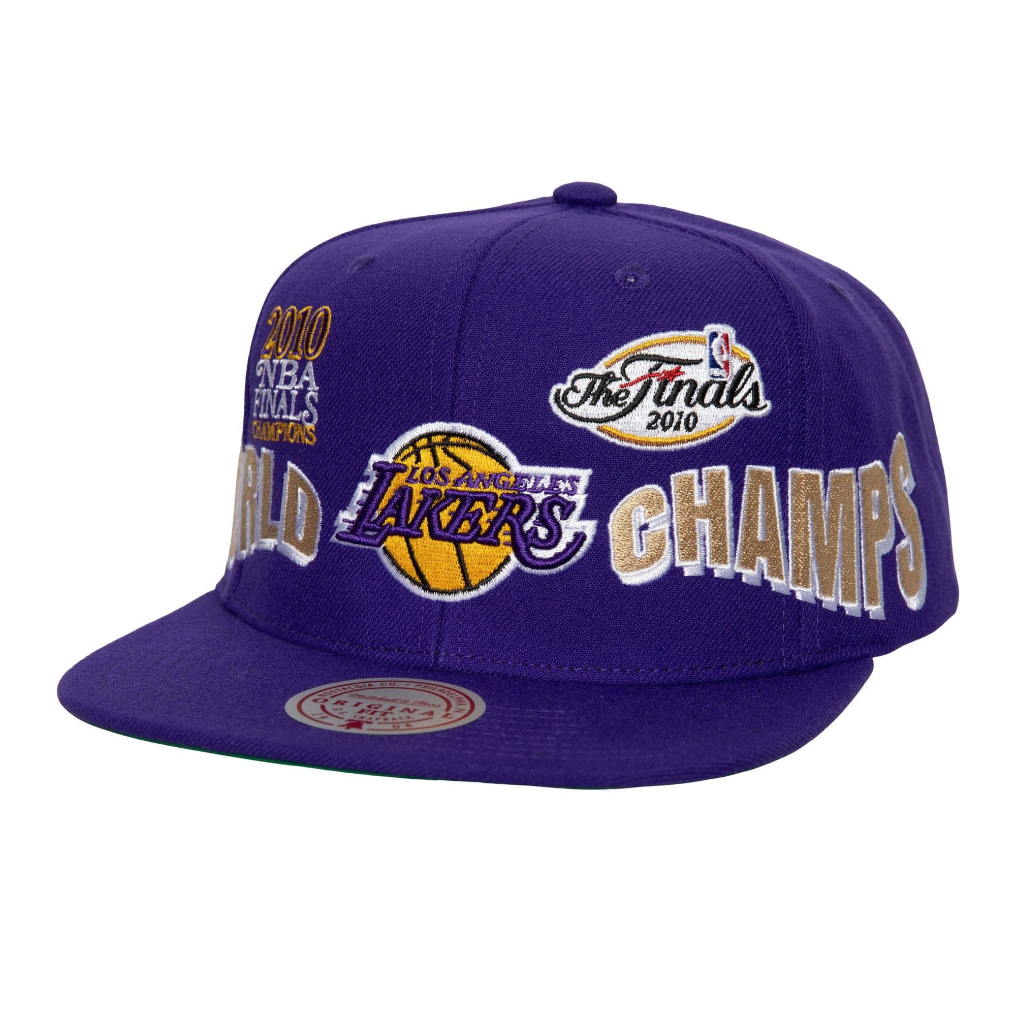 Бейсболка Mitchell & Ness World Champs Snapback Los Angeles Lakers Hat
