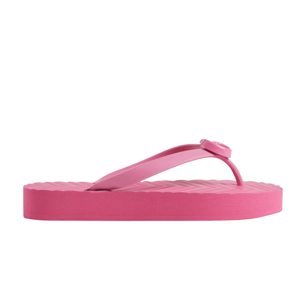 Сандалии Gucci Wmns Chevron Thong Sandal 'Pink'