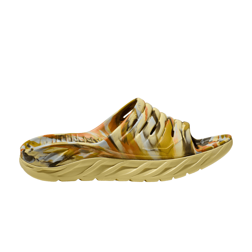 Кроссовки HOKA Ora Recovery Slide 'Celery Root Golden Lichen'