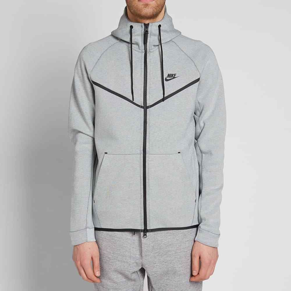 Толстовка Nike Tech Fleece Jacket Grey