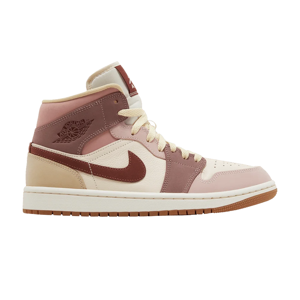 Krossovki-Wmns-Air-Jordan-1-Mid-SE-Dark-Pony-Smoky-Mauve